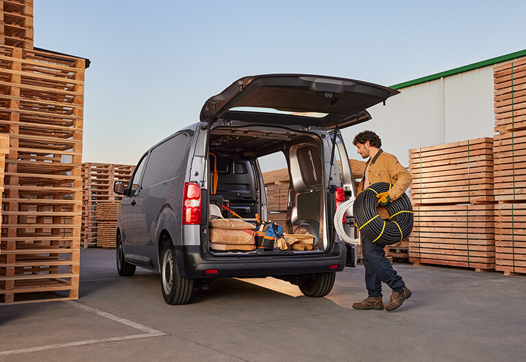 Kampanj på helelektriska transportbilar