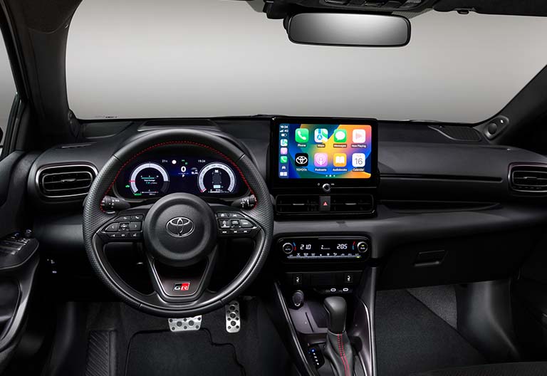 Mutimediaskärm i Toyota