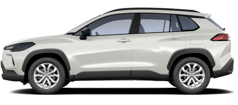 Toyota Corolla Cross Active in Platinum White Pearl