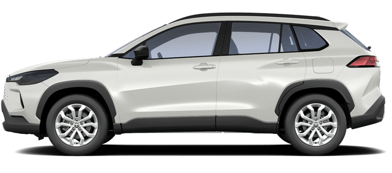 Toyota Corolla Cross Active in Platinum White Pearl