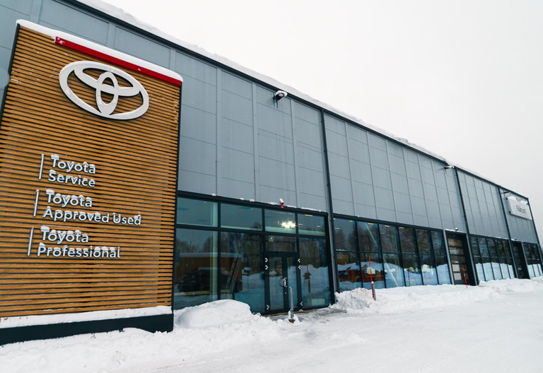 Nya anläggningen Toyota Piteå