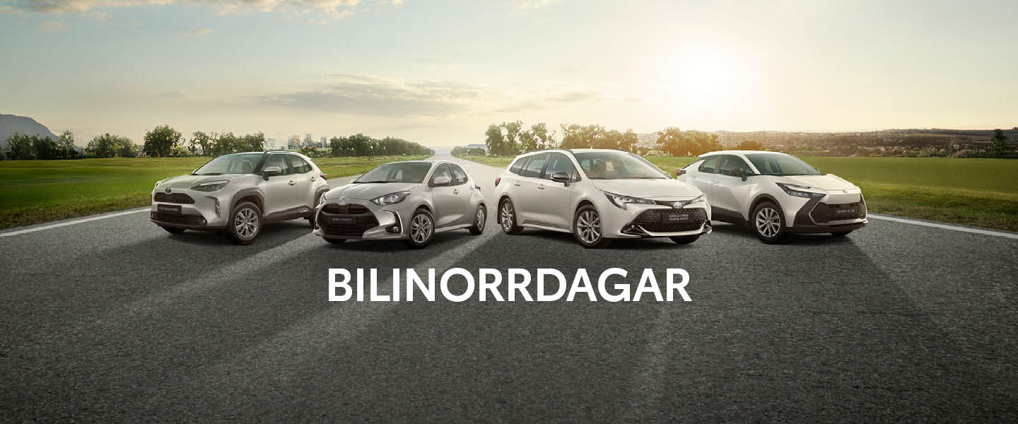 Bilinorrdagar Toyota range