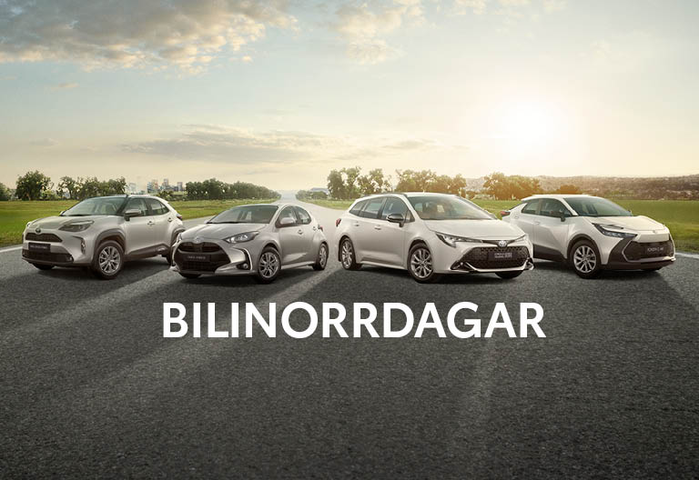 Bilinorrdagar Toyota range
