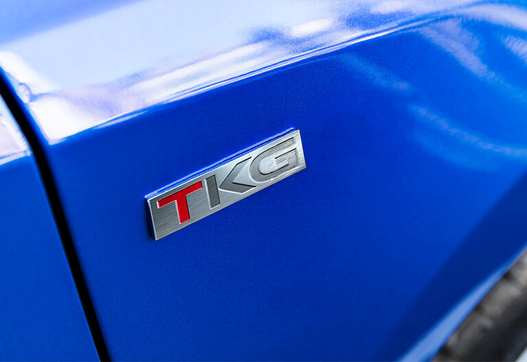 Vårt TKG-emblem, Toyota kvalitetsgaranti, bilgarantin som ingår när du köper en begagnad bil