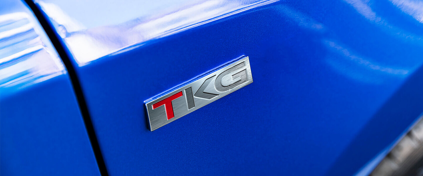 Vårt TKG-emblem, Toyota kvalitetsgaranti, bilgarantin som ingår när du köper en begagnad bil