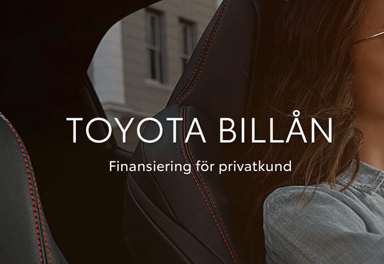 Toyota Billån - Toyota finansiering för privatpersoner