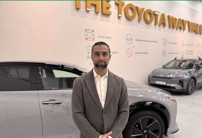 Ashkan Jamie, vd för Toyota Sweden