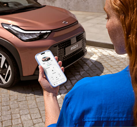 Aygo X Hybrid MyToyota app