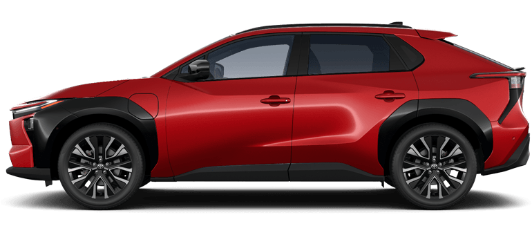 Toyota bZ4X Executive Panorama i emotional red