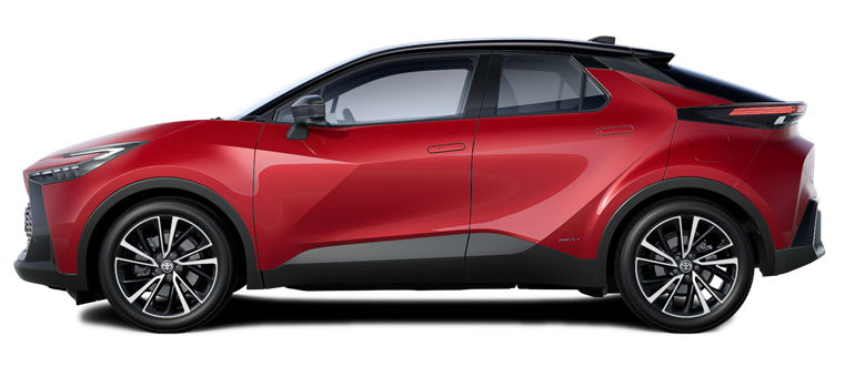 Toyota C-HR Executive röd tvåtonslack