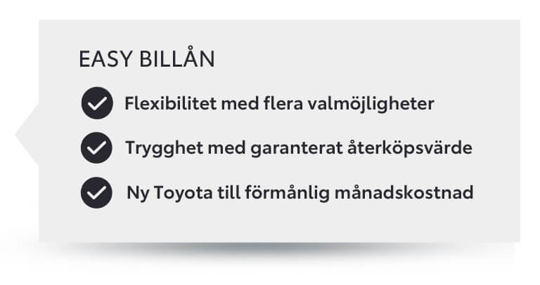 Easy Billån lista